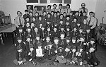 Flourish: Cubs and Scouts gather at Greenfield School, Nimmo Drive, Glasgow.<br>18th March 1983.
