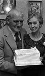 South Side News: Golden wedding of Bert and Peggy Logan at the Lord Darnley, Pollokshields. 28th April 1983.