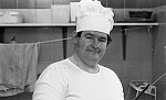 Gazette: Chef behind the scene, Stringfellows. 29th April 1983.