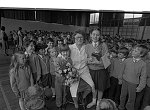 Barrhead News: Head cook of Springhill Primary, May Todd retiral presentation. 29th April 1983.