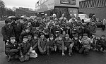 South Side News: Christ the King cubs, Kings Park leaving for Lindisfarne. 29th April 1983.