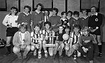 Barrhead News: Presentation of John Wright trophy at Thomas Thomsons. 29th April 1983.