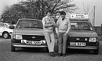Paisley Gazette: The Sutton driving school with cars and instructors. 26th April 1983.